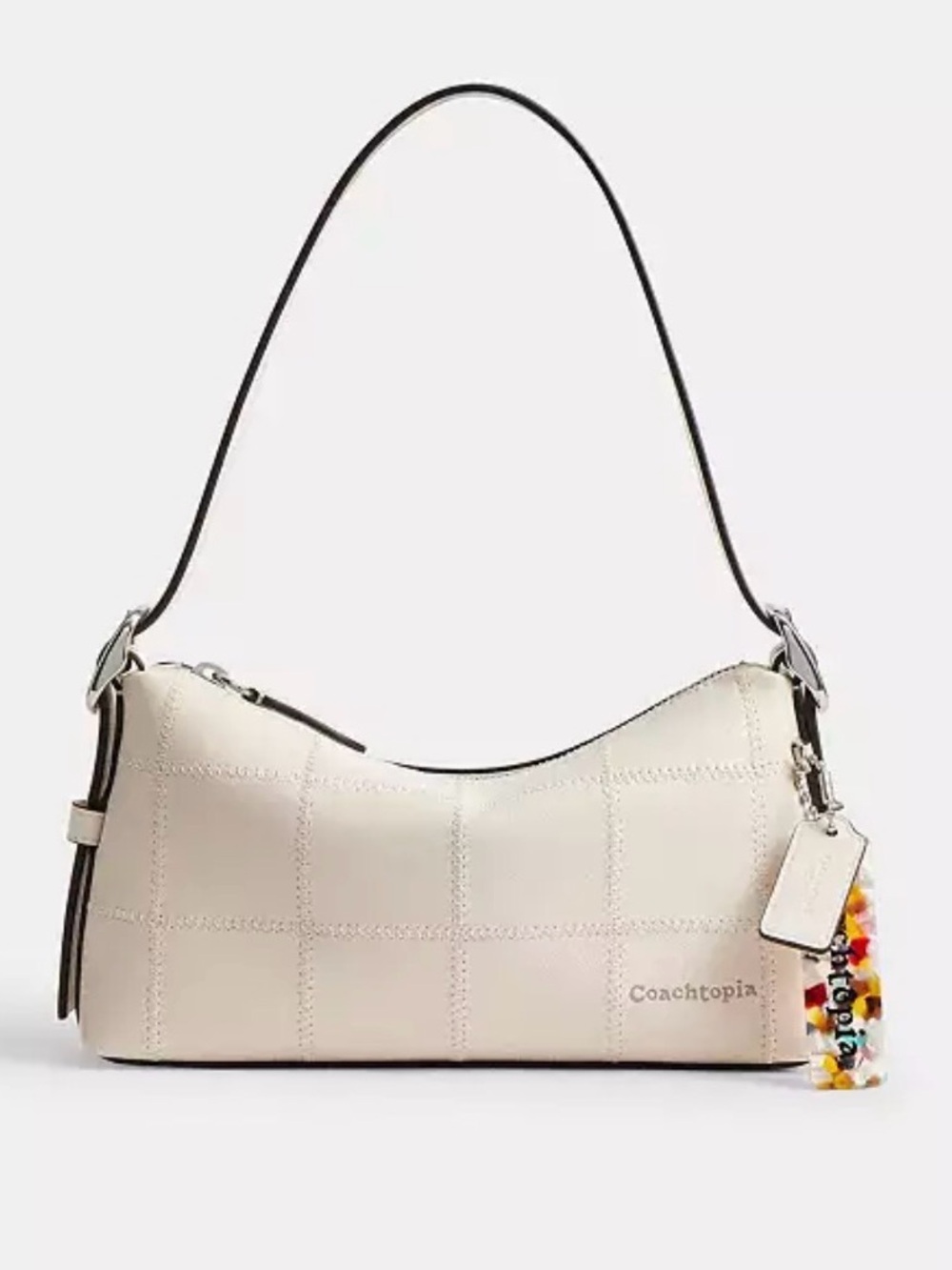 Coach Alter/Ego Small Slouchy Shoulder Bag - Chalk